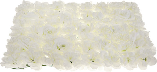 Decor de Perete Floare Artificială Albă 45*65cm 98106 Decor de Perete Floare Artificială Albă 45*65cm 98106