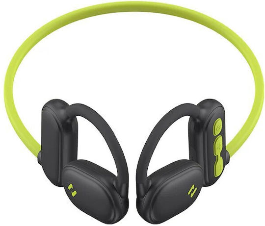 Havit E553BT Отворено ухо Bluetooth хендсфри Слушалки с Устойчивост на Пот Зелен