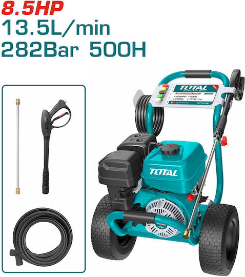 Total Mașină de spălat cu presiune Benzină 274cc 8.5hp cu Presiune 282bar și Pompa metalică