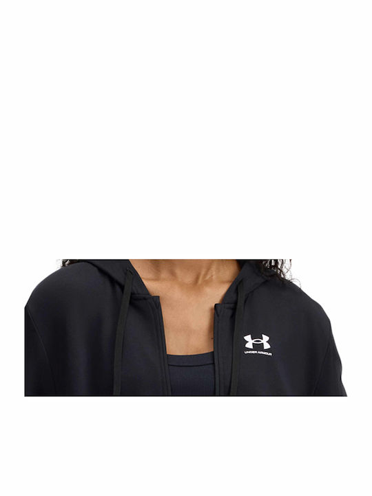 Rival Terry Damen Sweatshirtjacke Black