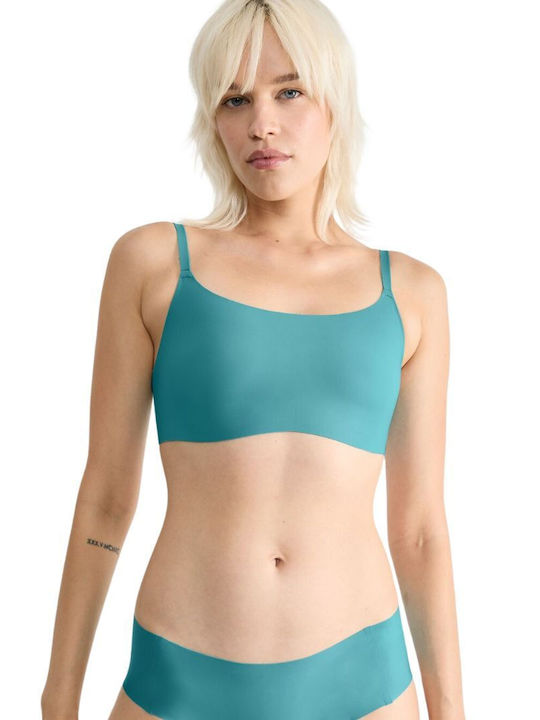 Women's Bra with Light Padding Turquoise