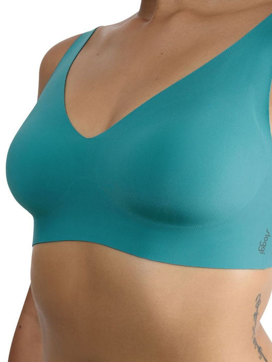 Women's Bra with Light Padding Turquoise