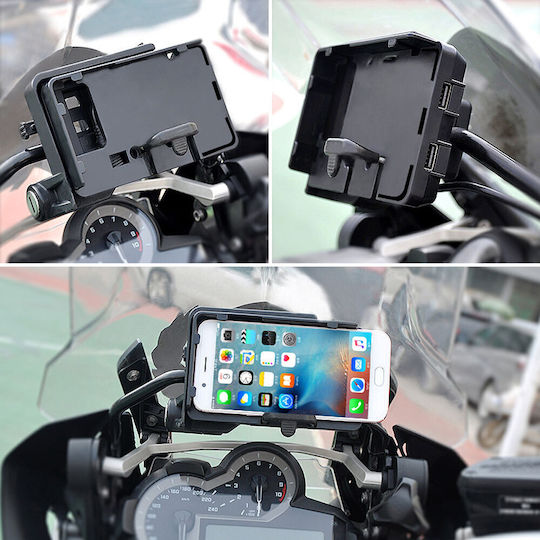 Mount Phone Motorcycle for Steering Wheel BMW R1200GS LC & Adventure - R1250GS - S1000XR