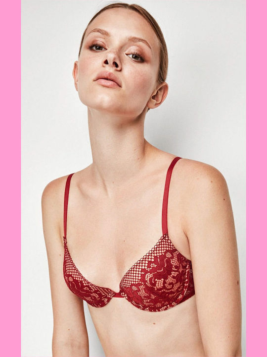 Passion Red Sutien Push Up