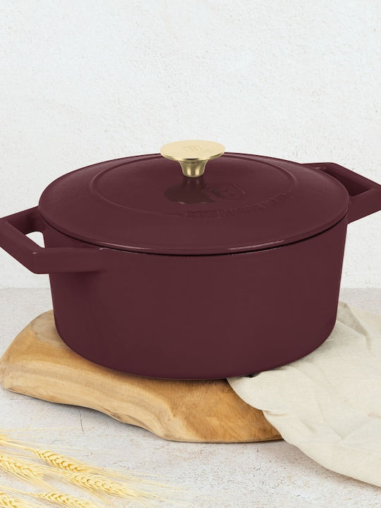 Berlinger Haus Leonardo Collection Deep Pot made of Cast Iron 4.35lt / 24cm