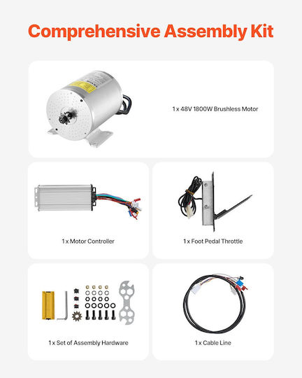 Vevor Mikroelektronischer Motor Treiber DC 48V 4500Umdrehungen pro Minute (ZLWSDJTJ18009JWVIV9)