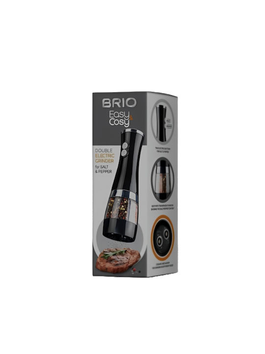 Set Electric Râșnițe Condimente 2 în 1 în Culoare Negru 7.2cm 1buc