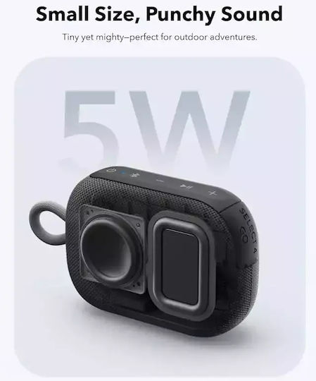 Anker Soundcore Select 4 Go Αδιάβροχο Ηχείο Bluetooth 5W με Διάρκεια Μπαταρίας έως 20 ώρες Κόκκινο