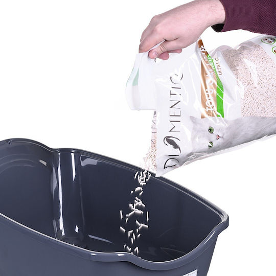 Diamentiq Cat Toilet Closed Gray L55.5 x W40 x H38.7cm
