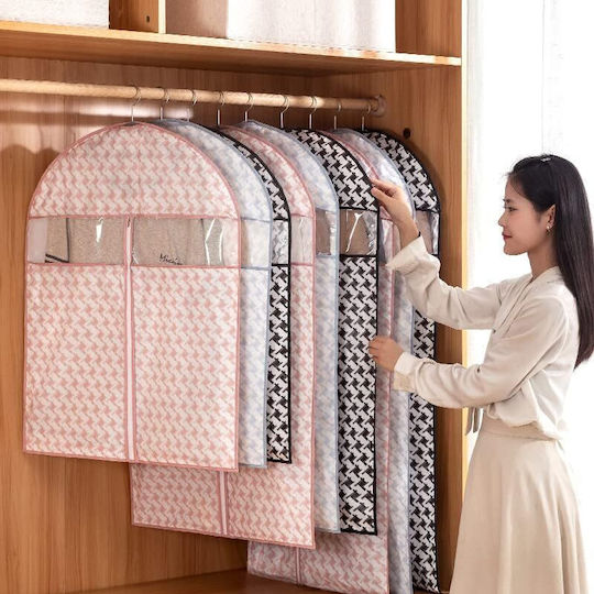 Fabric Hanging Storage Case for Clothes / Shirt / Bags 60x100cm 3pcs