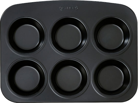 Pyrex Φόρμα Ζαχαροπλαστικής για Cupcakes/Muffins 6 Θέσεων 27.1x20.4x2.8εκ.