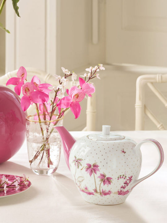 PiP Studio Jolie Τσαγιέρα Πορσελάνης Πολύχρωμη 1600ml