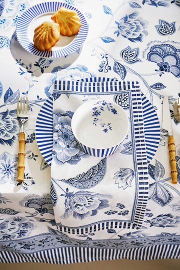 PiP Studio Хавлиени кърпи от 100% Памук в Син Цвят 40x40см 4бр