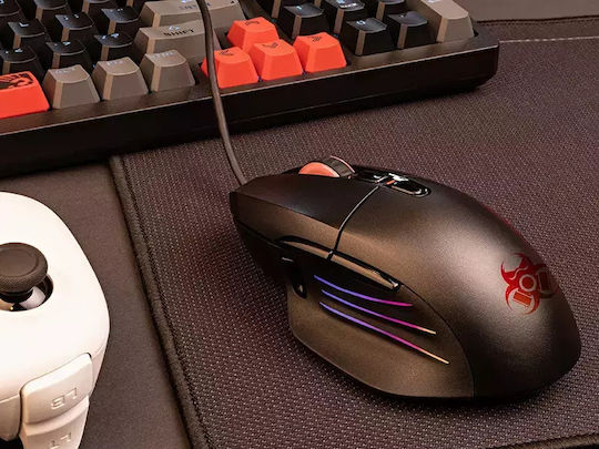 Tracer GameZone Odin RGB Gaming Ποντίκι 12000 DPI Μαύρο