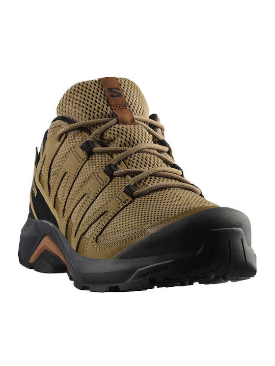 Salomon X-Adventure Recon Men’s Waterproof Hiking Shoes with Gore-Tex Membrane Kelp