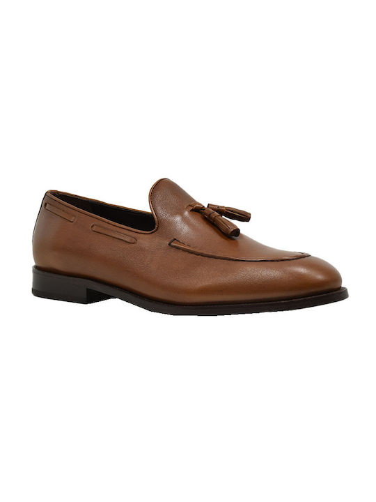 Boss Shoes Δερμάτινα Ανδρικά Loafers σε Ταμπά Χρώμα