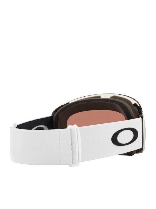 Oakley Flight Deck L Μάσκα Σκι & Snowboard Ενηλίκων Ροζ με Φακό σε Ροζ Χρώμα