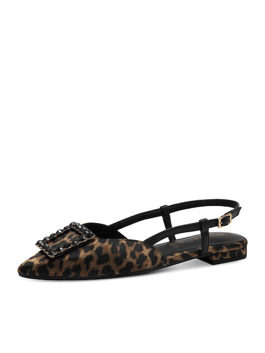 Leopard Ballerinas Brown