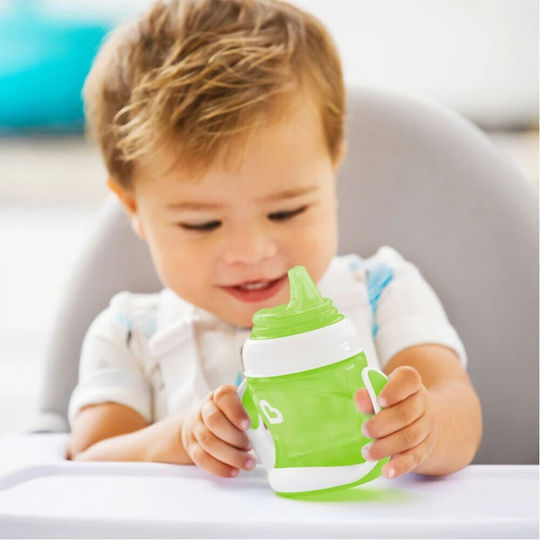 Munchkin Gentle First Cup Educational Sippy Cup Plastic with Handles Green Pastel for 4m+ 118ml