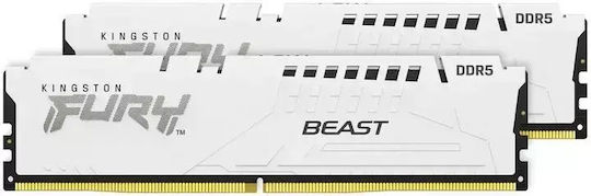 Kingston Fury Beast DDR5 με Module 1x64GB και Ταχύτητα 6400 για Desktop