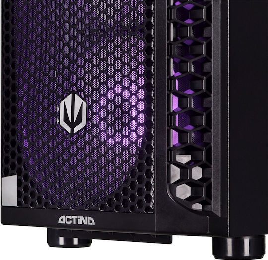 Actina Gaming Desktop PC (Ryzen 7-5700X3D/32GB DDR4/1TB SSD/GeForce RTX 4060 Ti/No OS)