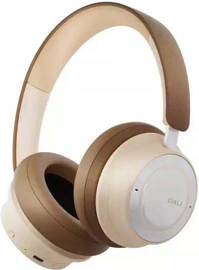 Dali IO-8 Ασύρματα / Ενσύρματα On Ear Ακουστικά με 35 ώρες Λειτουργίας Καφέ