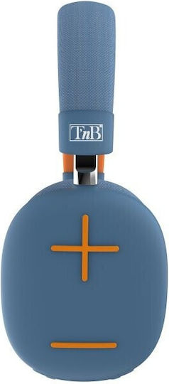 T'nB Bounce Bluetooth Wireless On Ear Headphones Light Blue