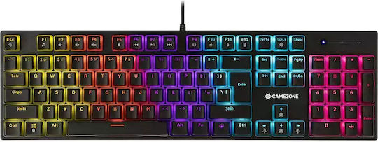 Tracer GameZone Gaming Μηχανικό Πληκτρολόγιο με RGB φωτισμό (Αγγλικό US)