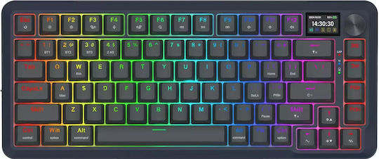 Redragon Flekact K708RGB-PRO Ασύρματο Οπτικό Gaming Πληκτρολόγιο 75% με RGB φωτισμό (Αγγλικό US)