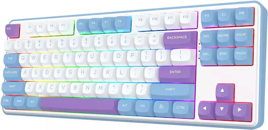 Redragon K707WBP-RGB-PRO Ασύρματο Gaming Μηχανικό Πληκτρολόγιο Tenkeyless με RGB φωτισμό (Αγγλικό US) StarBlade
