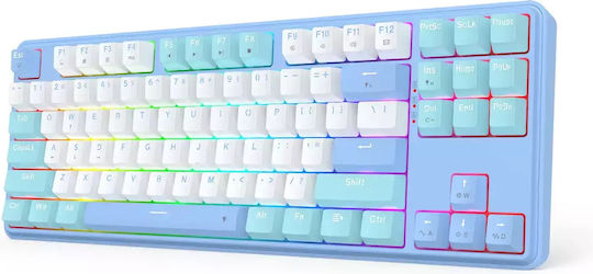 Redragon K707WBB-RGB Gaming Μηχανικό Πληκτρολόγιο Tenkeyless με RGB φωτισμό (Αγγλικό US) StarBlade