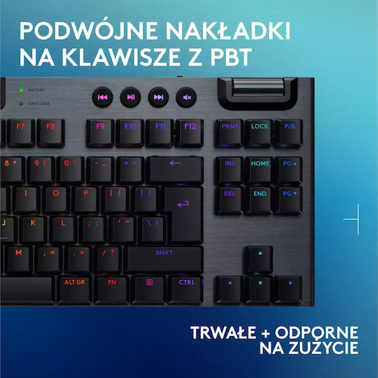 Logitech G915 X Lightspeed TKL Drahtlos Gaming Mechanische Tastatur Tenkeyless mit GL Taktil Schaltern und RGB-Beleuchtung (Englisch US)