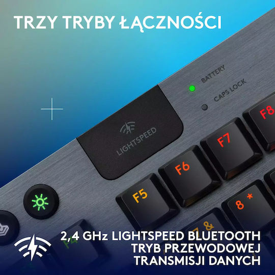 Logitech G915 X Lightspeed TKL Drahtlos Gaming Mechanische Tastatur Tenkeyless mit GL Taktil Schaltern und RGB-Beleuchtung (Englisch US)