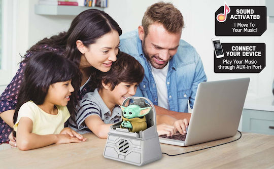eKids Dancing Baby Yoda Boxă Bluetooth Gri