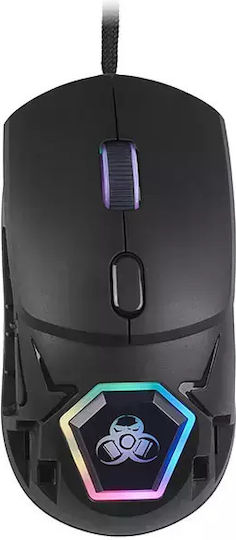 Tracer GameZone Neon RGB Gaming Mouse 12400 DPI Black