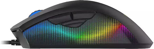 Aqirys RGB Gaming Ποντίκι 12000 DPI Μαύρο