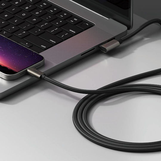 Ringke Видео Кабел USB 3.2 USB-C Мъжки - USB-C 240W PD Черен 1 м