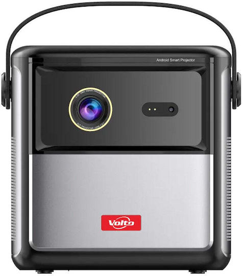 Volto Mini 3D Projector DLP (DMD) Full HD LED Lamp with Wi-Fi and Built-in Speakers Gray