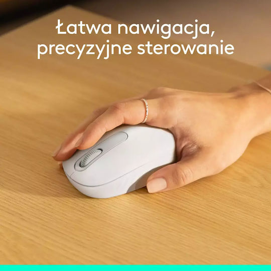 Logitech M196 Безжичен Bluetooth Мишка Off White