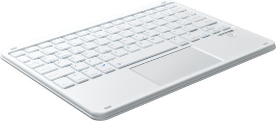 BlackView K2-W Ασύρματο Bluetooth Πληκτρολόγιο για Tablet Αγγλικό US Λευκό