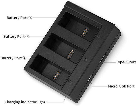 GoPro Batteries Charger για GoPro Hero 5
