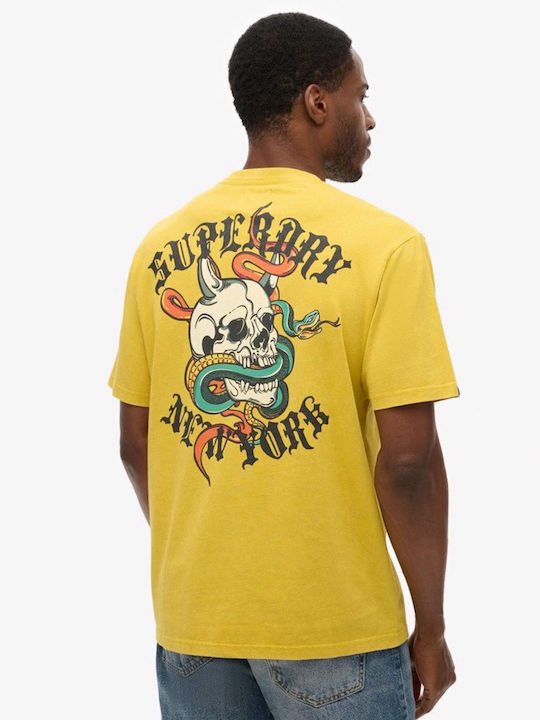 M D2 Ovin T-shirt Oil Yellow