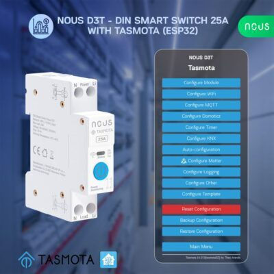 Nous Μπουτόν Ράγας WiFi 110V 25A