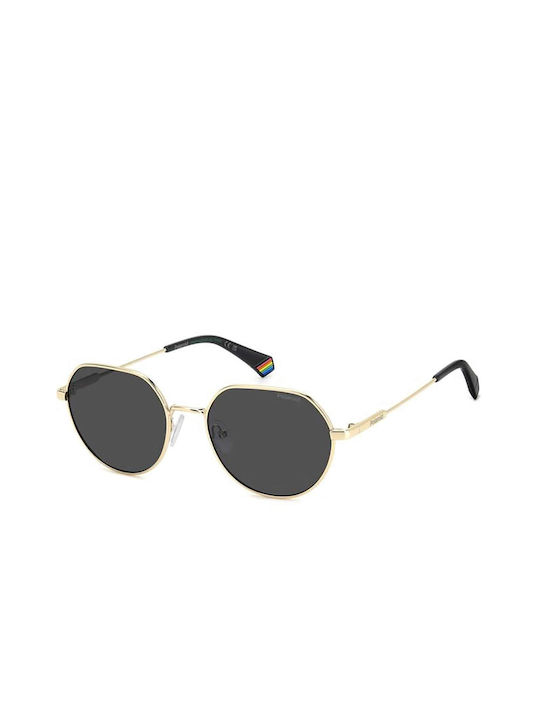 Polaroid Women's Sunglasses with Gold Metal Frame pld6236/s/x RHL/M9