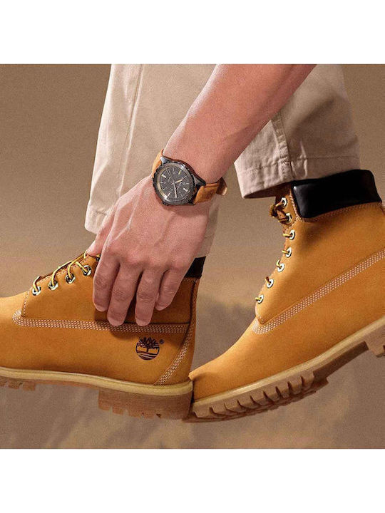 Timberland Day Pond Ρολόι Μπαταρίας με Δερμάτινο Λουράκι Timberland Day Pond Ρολόι Μπαταρίας με Δερμάτινο Λουράκι