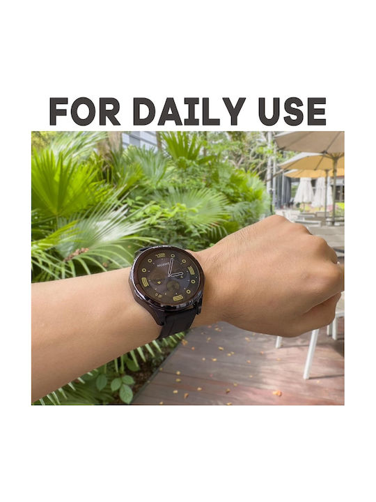 Defense Frame Plastic Case in Black color for Huawei Watch GT 4 46mm