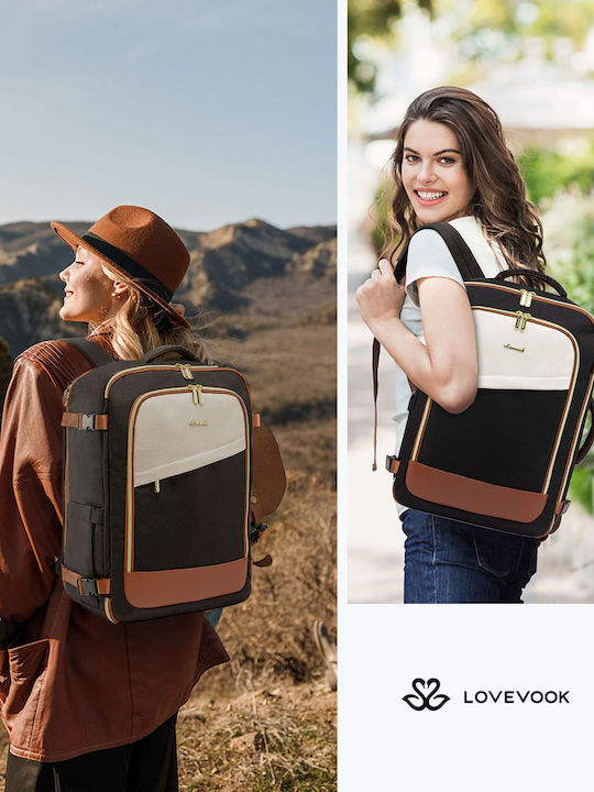 Lovevook Backpack 40lt Μαύρο / Μπεζ