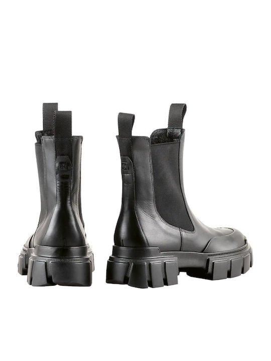 Leather Women's Chelsea Boots Black
