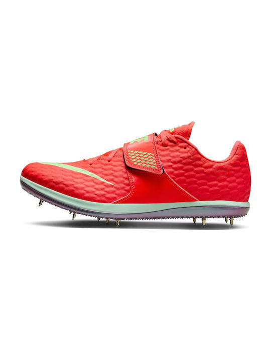 Nike High Jump Elite Unisex Spikes Bright Crimson / Washed Coral / Hyper Orange