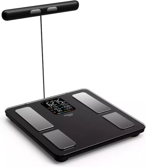 Webber Naturals Smart Ζυγαριά 180kg με Λιπομετρητή & Bluetooth Μαύρη
